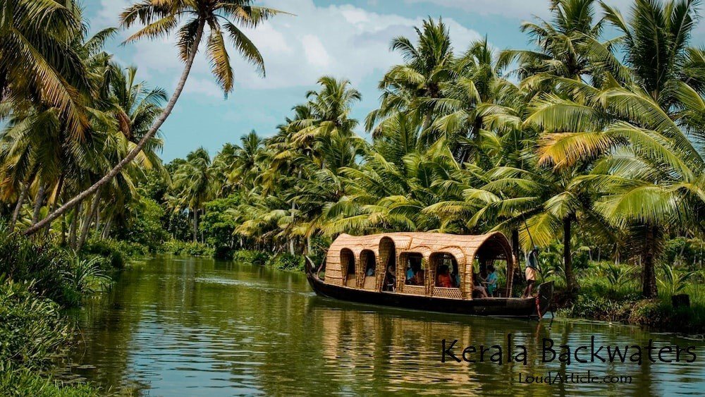 Kerala Backwaters in top 10 places to visit in india