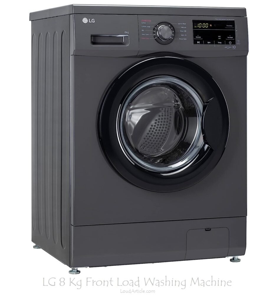 LG 8 Kg Front Load Washing Machine in top 10 best home appliance
