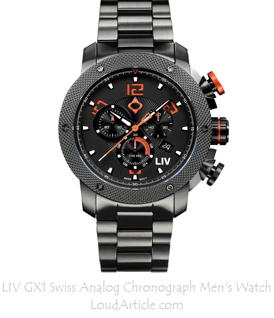 LIV GX1 Swiss Analog Chronograph Men's Watch is in top 10 best watches in india