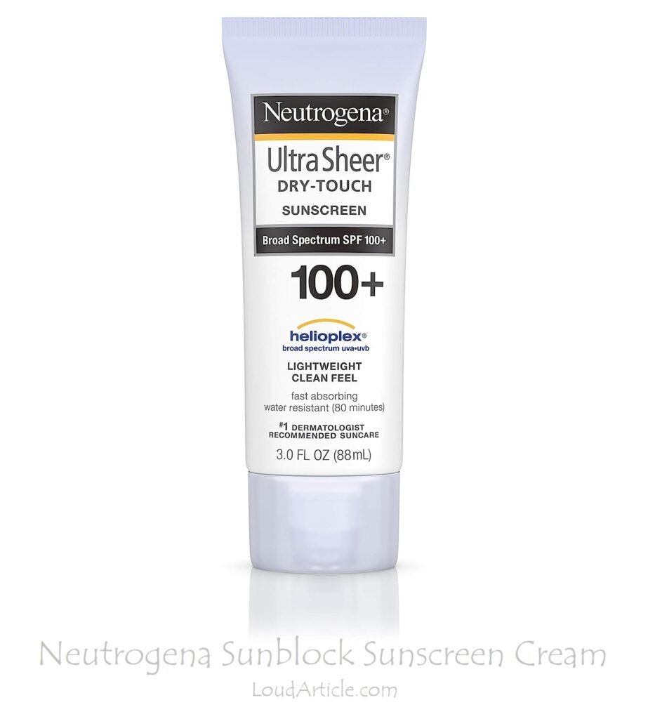 Neutrogena Sunblock Sunscreen Cream is in top 10 best sunscreen for face in india