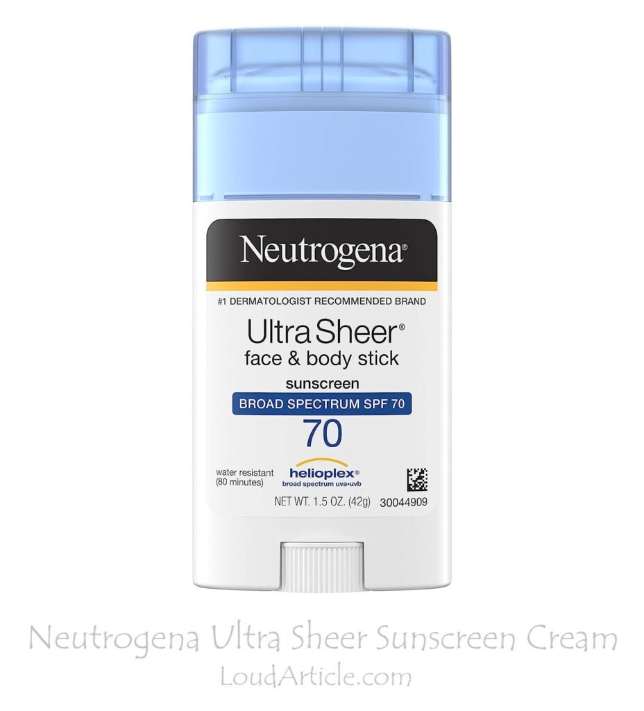 Neutrogena Ultra Sheer Sunscreen Cream is a sunscreen for face in india