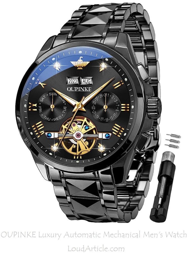 OUPINKE Luxury Automatic Mechanical Men's Watch is in top 10 best watches in india