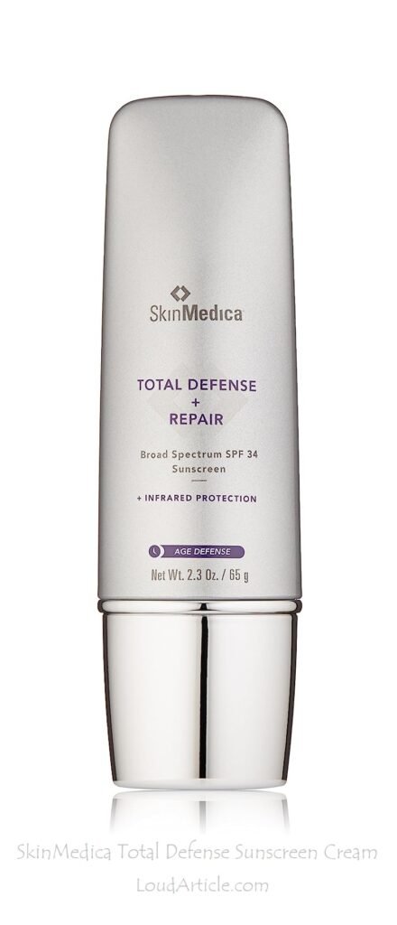 SkinMedica Total Defense Sunscreen Cream is in top 10 best sunscreen