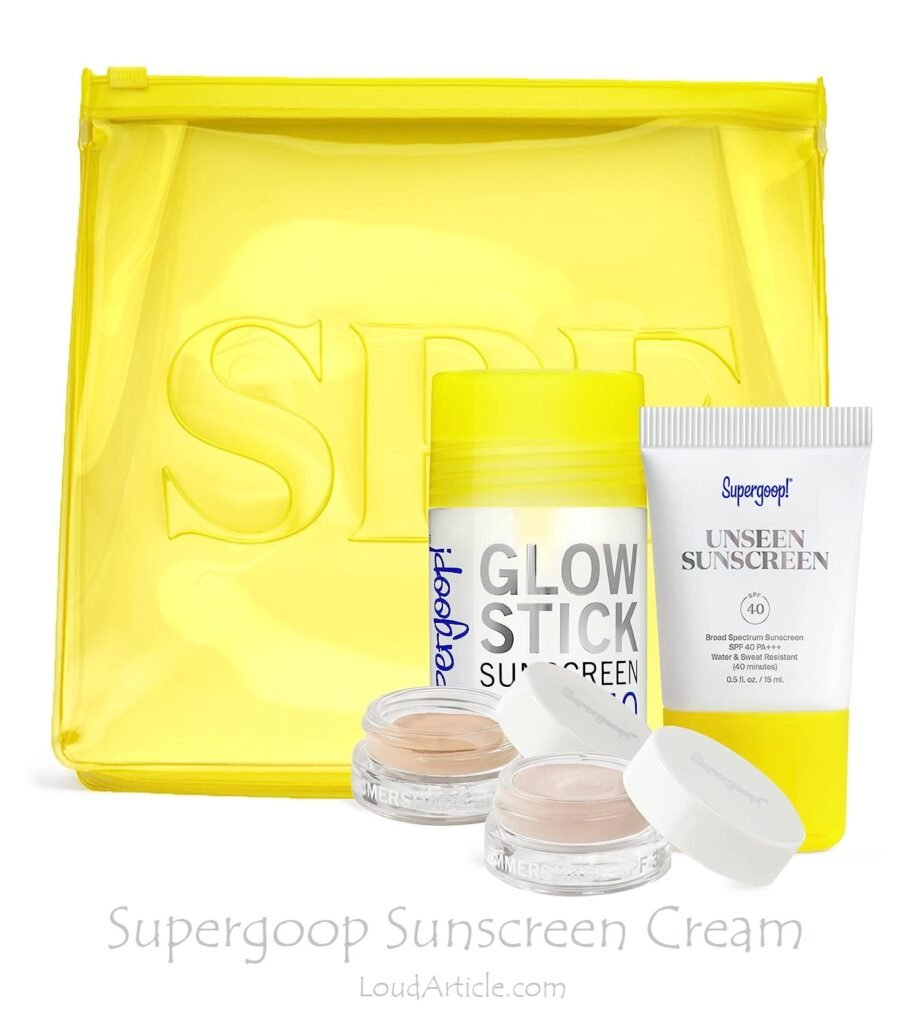 Supergoop Sunscreen Cream is in top 10 best sunscreen for face in india