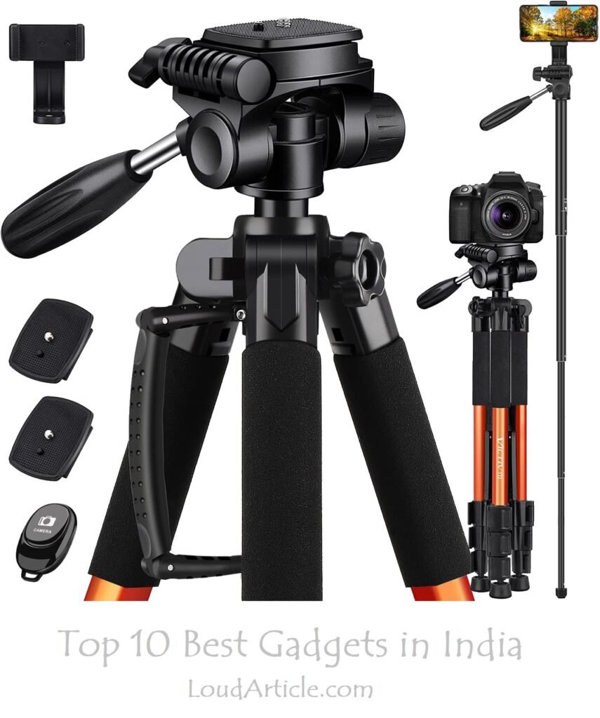 Victiv 72-inch Tall Tripod for Camera Phone is in top 10 best gadgets in india