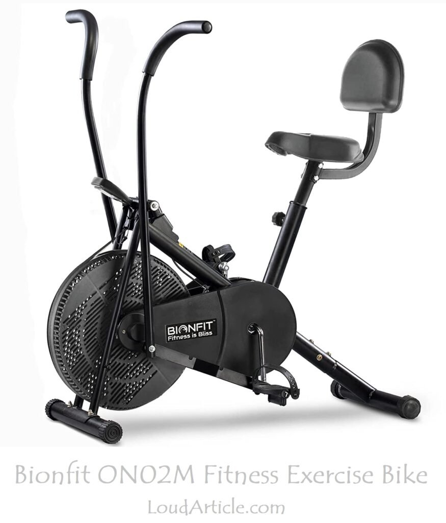 Bionfit ON02M Fitness Exercise Bike is in Top 5 best exercise bikes for home use in india