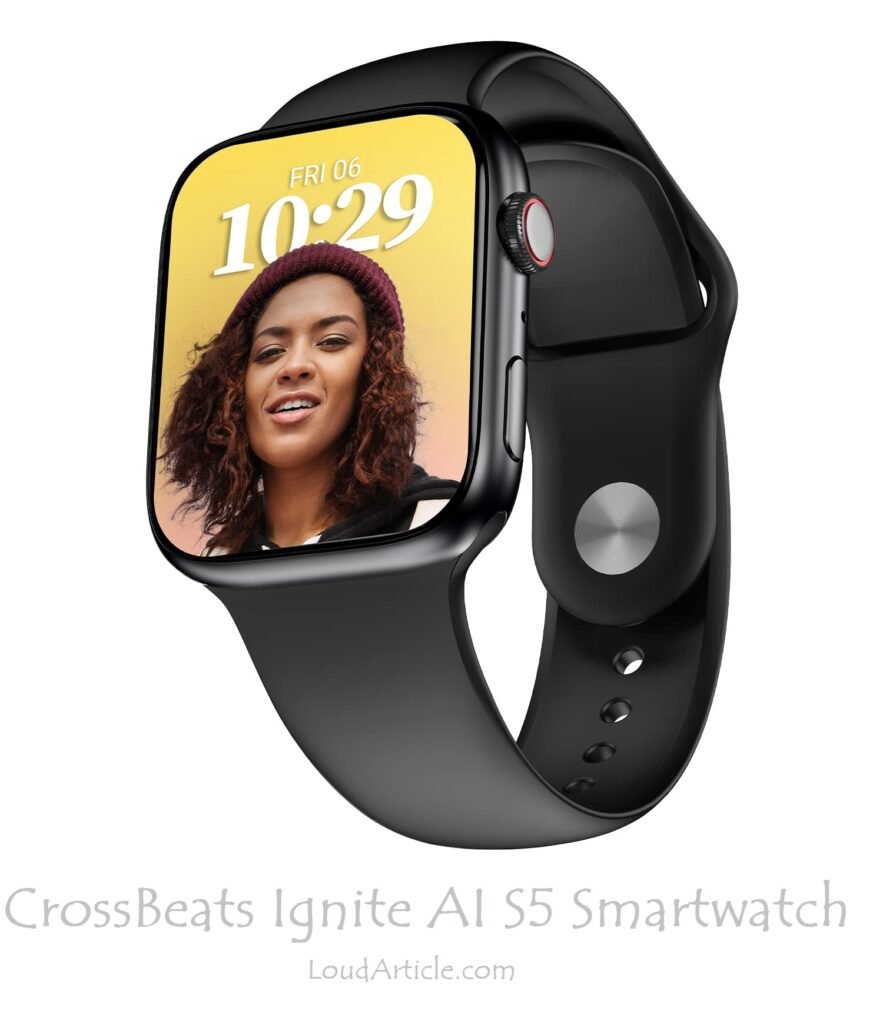 CrossBeats Ignite AI ENC BT S5 Smartwatch is in Top 10 best smart watches in india