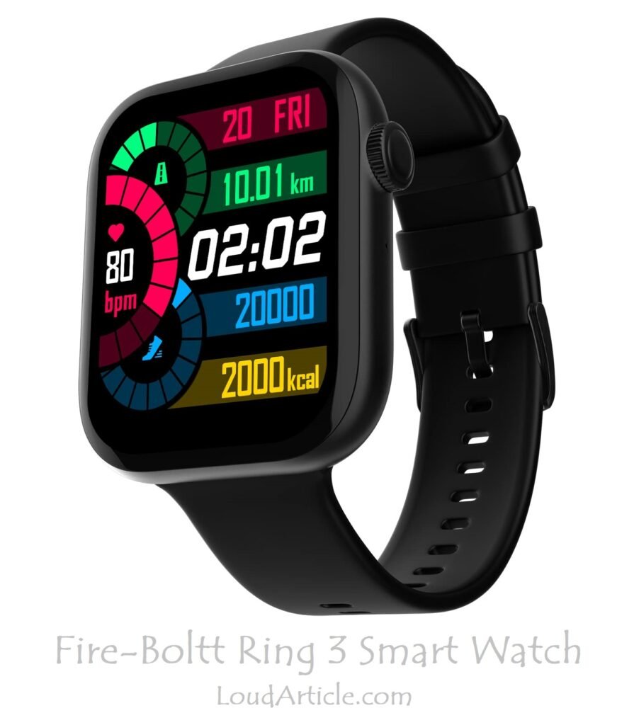 Fire-Boltt Ring 3 Smart Watch is in Top 5 best smartwatches under Rs 3000 in india