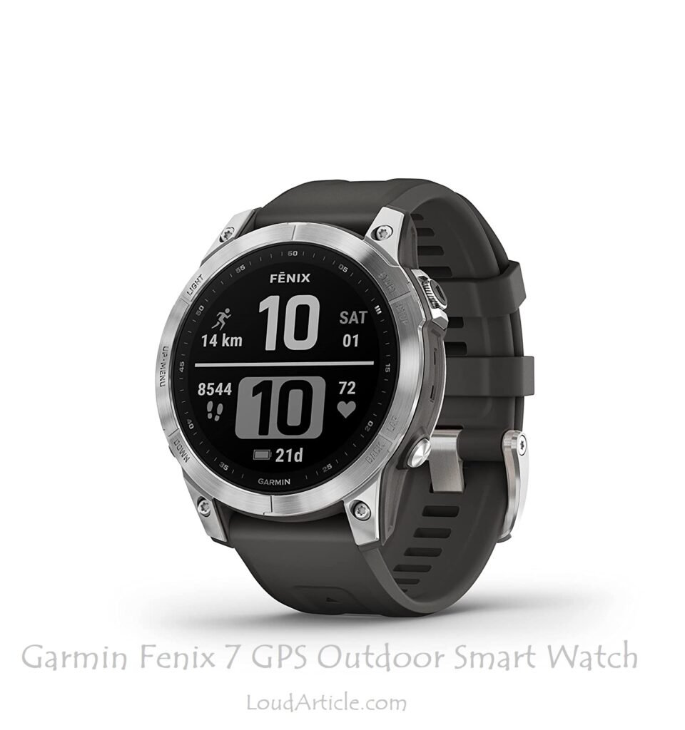 Garmin Fenix 7 GPS Outdoor Smart Watch is in Top 10 best smart watches in india 
