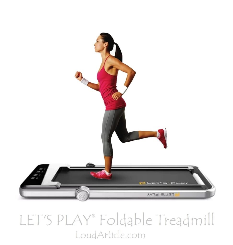 LET'S PLAY® Foldable Treadmill is in top 10 best treadmills under Rs 24999 for home use in india