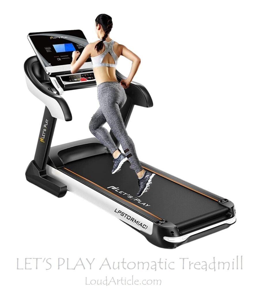 LET'S PLAY Automatic Treadmill is in top 10 best treadmill for home use in india