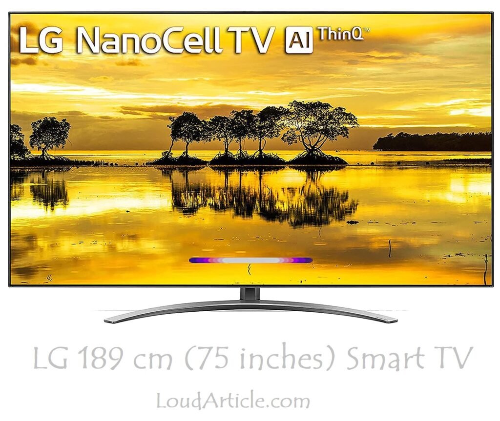 LG 189 cm (75 inches) Smart TV is in Top 10 best TV in india with price