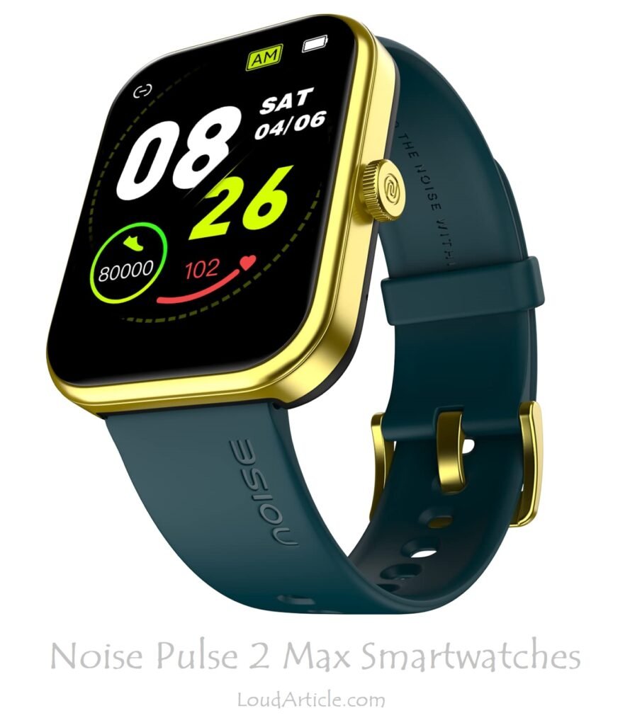 Noise Pulse 2 Max Calling Smartwatches is in Top 5 best smartwatches under Rs 5000 in india