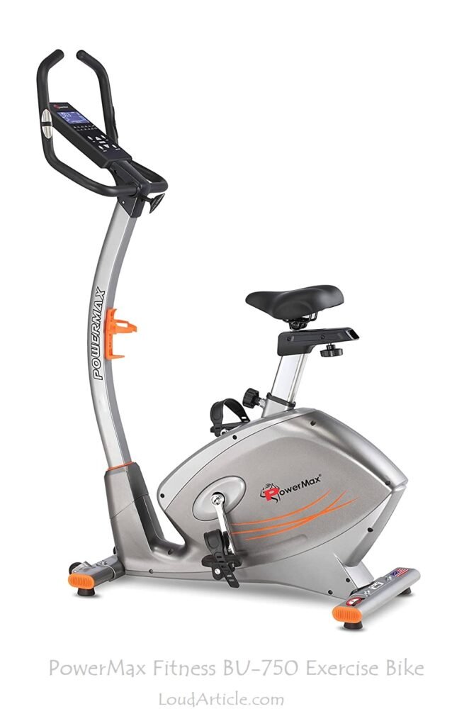 PowerMax Fitness BU-750 Exercise Bike is in Top 10 best exercise bikes for home use with price in india
