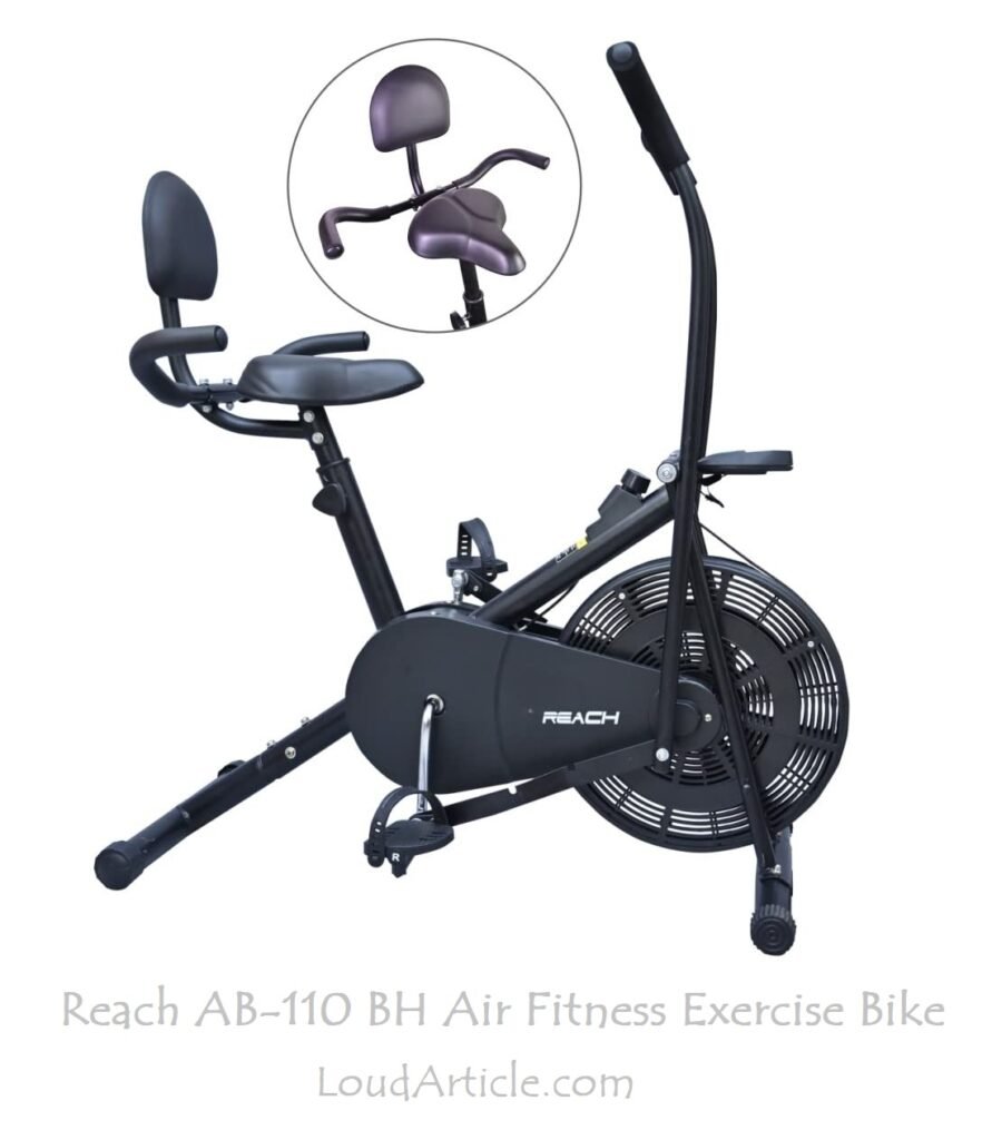 Reach AB-110 BH Air Fitness Exercise Bike is in Top 5 best exercise bikes for home use in india