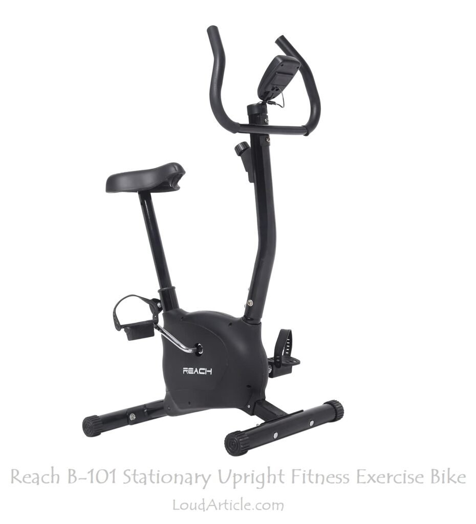 Reach B-101 Stationary Upright Fitness Exercise Bike is in Top 5 best exercise bikes for home use in india