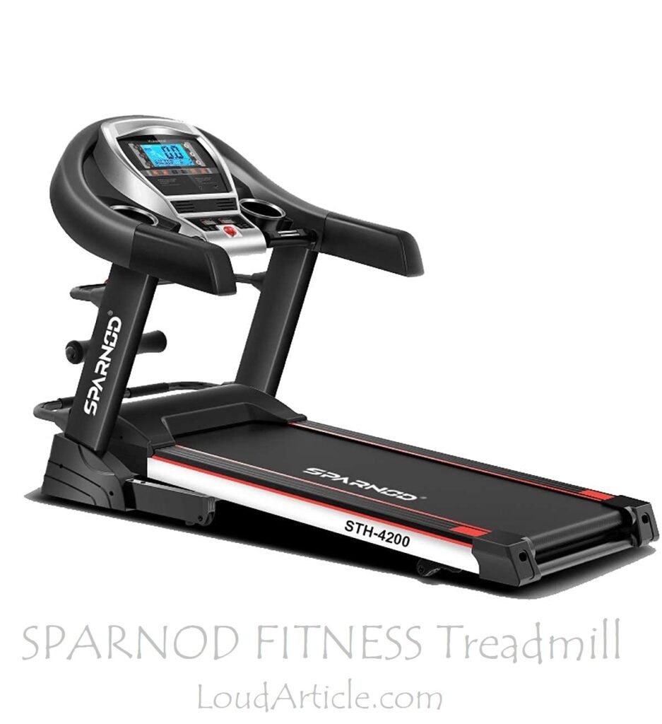 SPARNOD FITNESS Treadmill is in top 10 best treadmill for home use in india