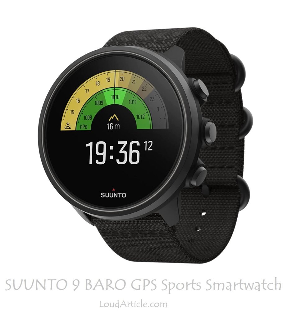 SUUNTO 9 BARO Durable GPS Sports Smart Watch is in Top 10 best smart watches in india