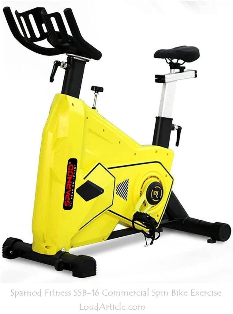 Sparnod Fitness SSB-16 Commercial Spin Bike Exercise is in Top 10 best exercise bikes for home use with price in india