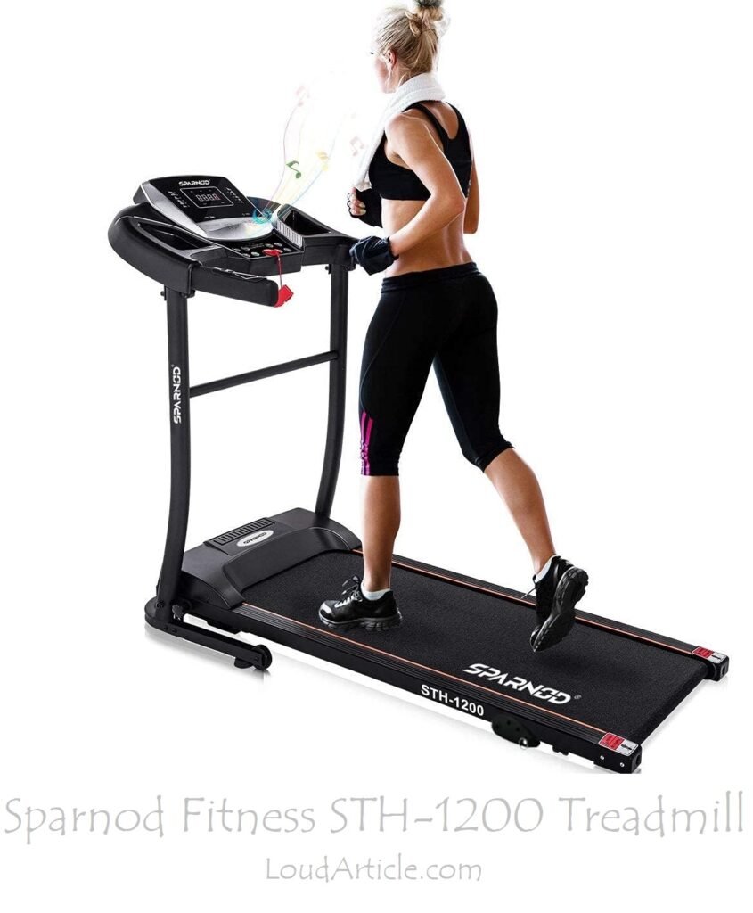 Sparnod Fitness STH-1200 Treadmill is in Top 10 best treadmill for home use