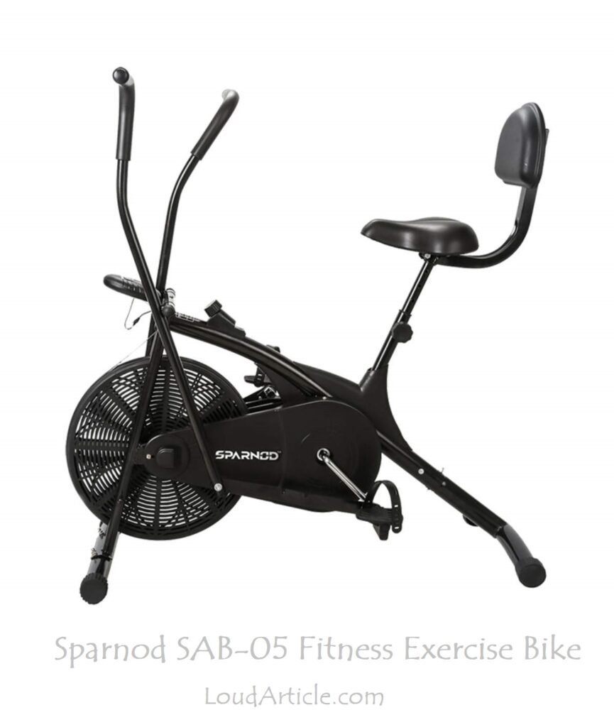Sparnod SAB-05 Fitness Exercise Bike is in Top 5 best exercise bikes for home use in india