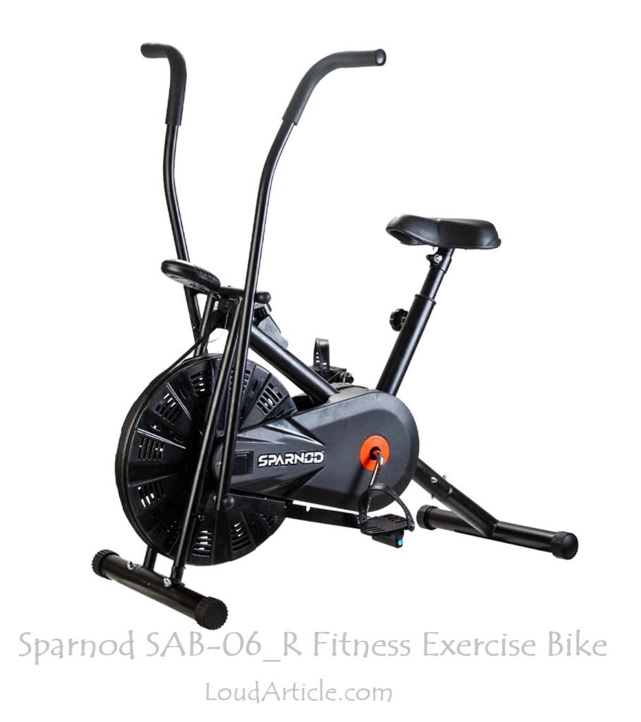 Sparnod SAB-06_R Fitness Exercise Bike is in Top 5 best exercise bikes for home use in india