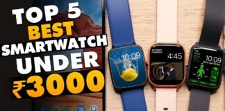 Top 5 best smartwatches under 3000 in india Top 5 best smartwatches in india