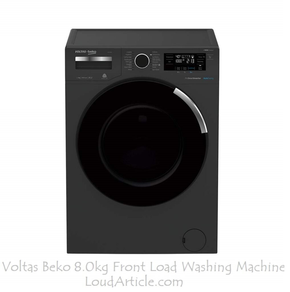 Voltas Beko 8.0kg Front Load Washing Machine is in Top 10 best washing machine in india with price