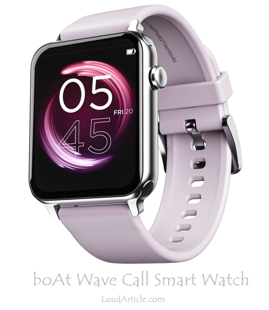 boAt Wave Call Smart Watch is in Top 5 best smartwatches under Rs 3000 in india